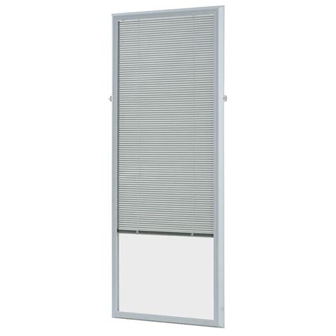Odl 20 In X 64 In Add On Enclosed Aluminum Blinds In White For Steel And Fiberglass Doors With