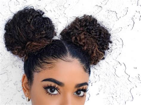 How to do a bun on natural hair. Pin by 🌹MYA🌹 on My Eyes Have Seen, What_ | Hair styles ...