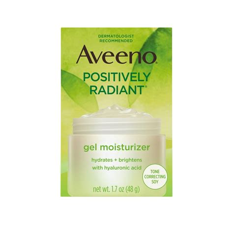 Aveeno Positively Radiant Daily Gel Face Moisturizer Oil Free 17oz