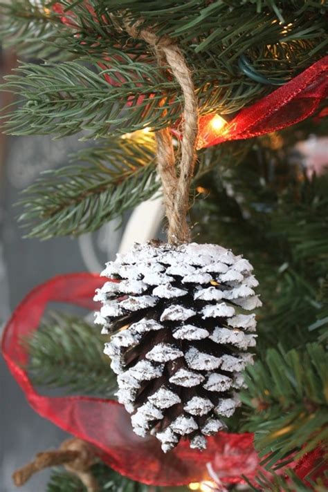 Easy Pine Cone Christmas Ornaments Sweet Pea