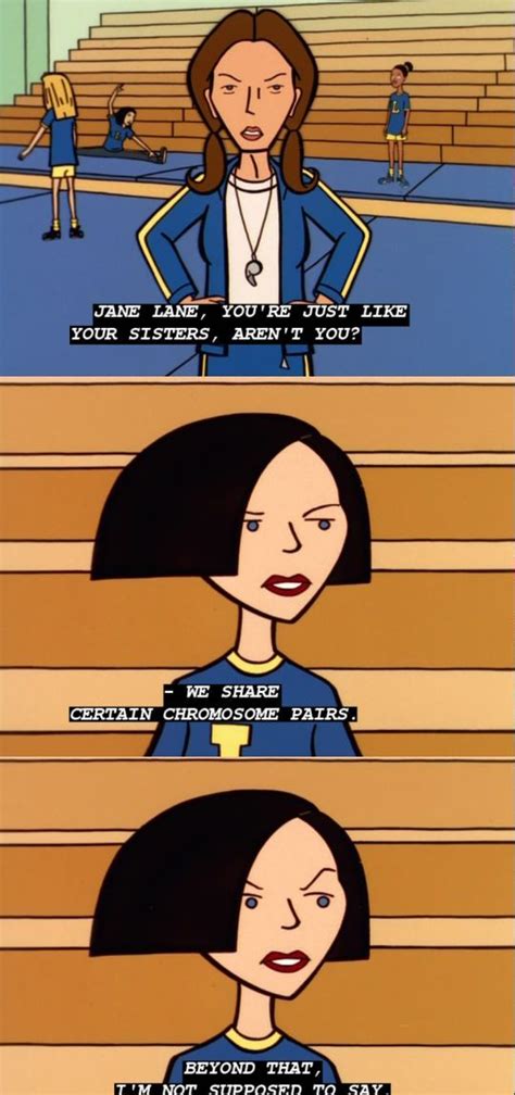 Jane Is The Coolest Person In Daria Good Cartoons Funny Cartoons