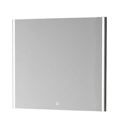Suite Mirror Serenity Frontlit Led Mirror With Extended Frosted Edges 30 X 30 6000k The Home