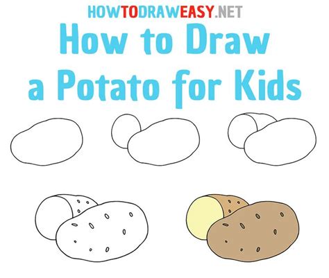 How To Draw A Potato Step By Step At Drawing Tutorials
