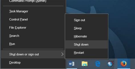 Press the right arrow key twice press the up arrow key hit enter. Keyboard Shortcut To Shut Down Or Hibernate Windows 10