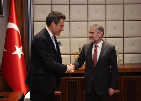 Hazine ve Maliye Bakanı Nebati AHK Türkiye heyetiyle görüştü Son Dakika