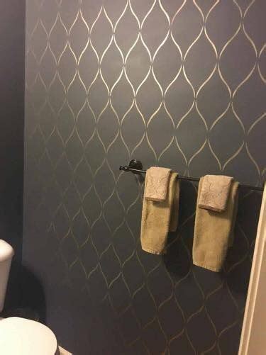 Image Result For Metallic Paint Accent Wall Bathroom