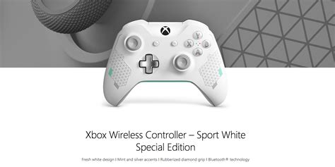 Add The Sport White Microsoft Xbox One Wireless Controller To Your