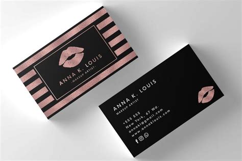 Create and order your own custom business cards online using our free business cards templates. The Unique Elements of Makeup Business Cards