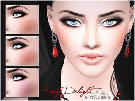 Pralinesims Rose Delight Blush Sims 3 Makeup Blush Makeup Makeup Cc