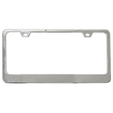 Custom Accessories Classic Chrome License Plate Frame 92871 The Home