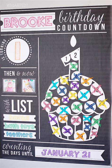 Birthday Countdown Poster Who Arted 01 Who Arted