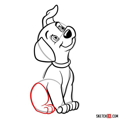 How To Draw Lucky From Dalmatians Sketchok Easy Drawing Guides Hot