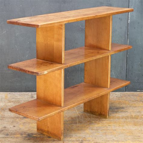 1930s Russell Wright Maple Bookcase American Modern Series Plant Stand