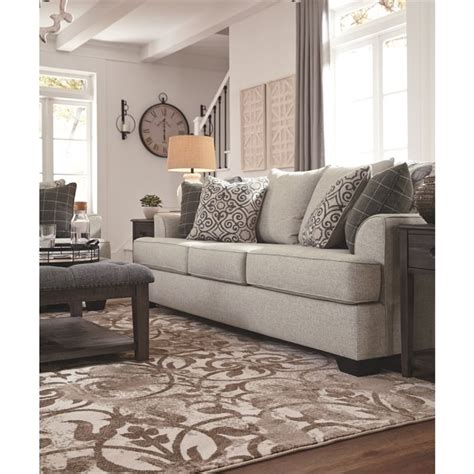 Signature Design By Ashley Velletri Polyster Fabric Upholstered Sofa In