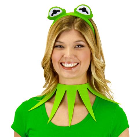 Elope Inc Kermit The Frog Costume Kit Adultteenkids The Muppets