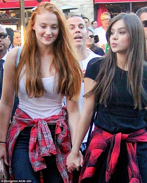 Hailee Steinfeld And Sophie Turner Go To See The Movie Barely Lethal In