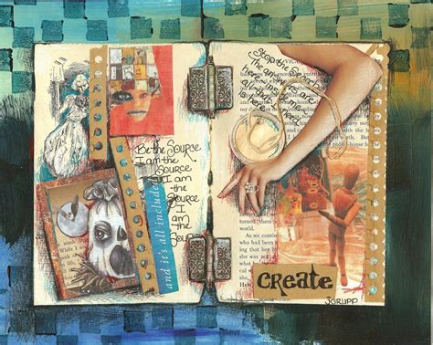 Judygruppstudio Collage Art Journal