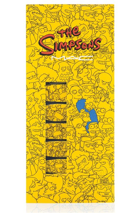 Mac Cosmetics X The Simpsons Mac Nail Stickers In Marge Simpsons Cutie