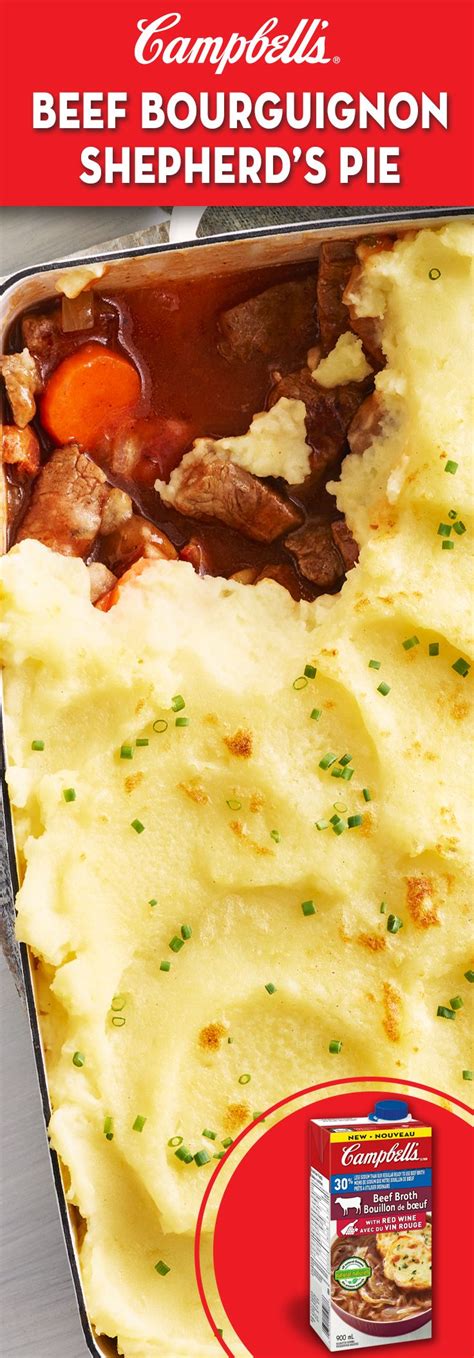 Here in the states we are more of a beef eating culture than a lamb eating one. Beef Bourguignon Shepherd's Pie - Yummy Recipes