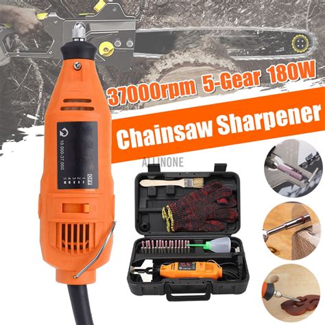 220v Volt Chainsaw Chain Sharpener Chain Grinder File Tool Attachment