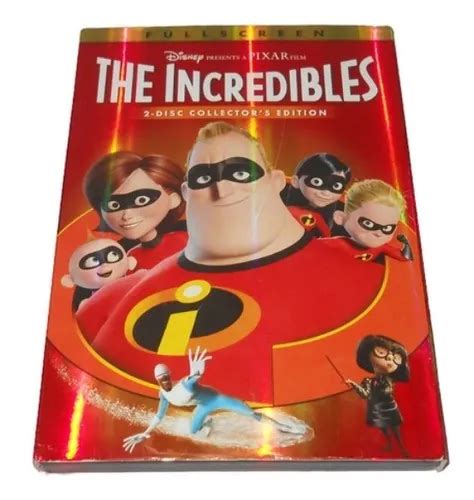 Disney Pixar The Incredibles Los Increibles Dvd 2 Discos Mercadolibre