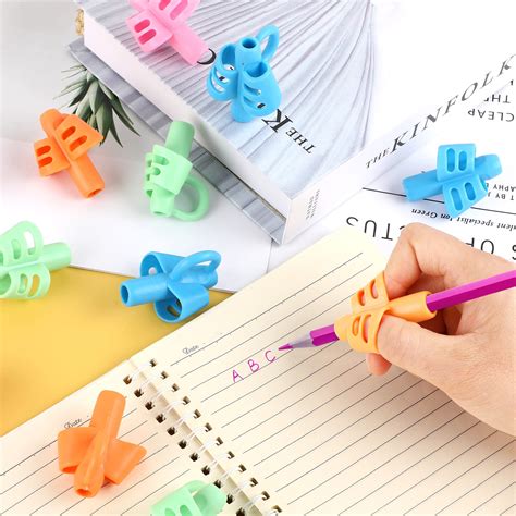 16 Pack Pencil Grips For Kids Handwriting Pencil Holder For Kids