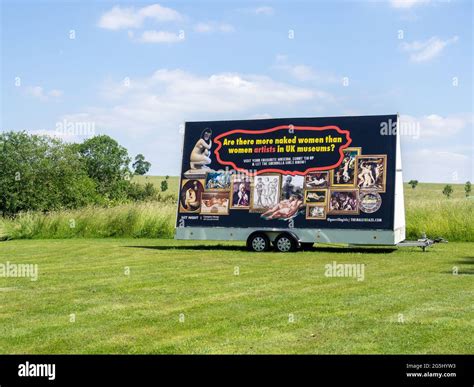 Mobile Advertising Hoarding By Guerrilla Girls A Group Of Feminist