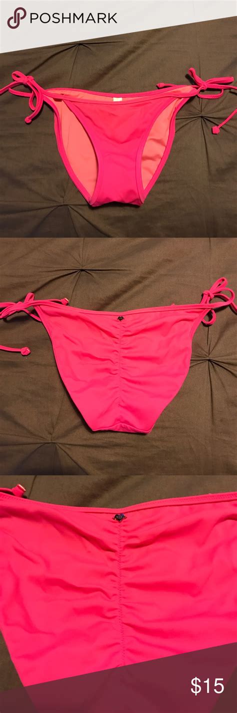 Victorias Secret Pink Hot Pink Swim Bottoms Pink Swim Swim Bottoms