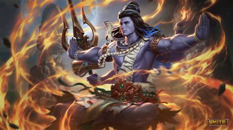 Download Lord Shiva 4k Surrounded By Flames Wallpaper