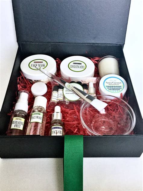 At Home Luxury Spa Facial Kit The Pamper Boxperfect Etsy