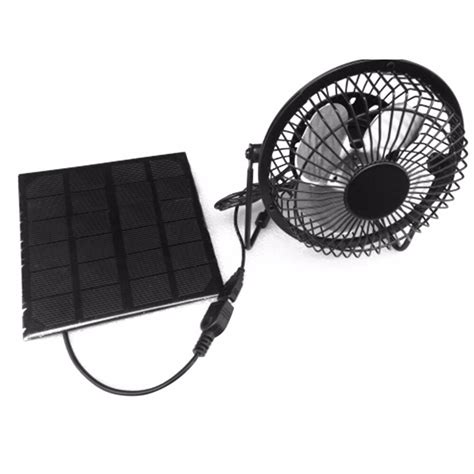 Mini Solar Power Fan Usb Desk Fan Portable Computer Cooling Fan For