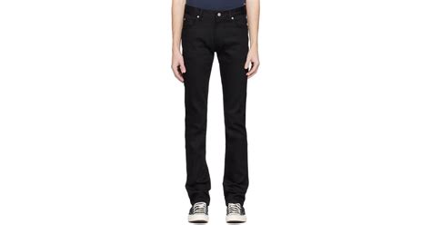 naked and famous slim fit skinny guy jeans in black for men lyst