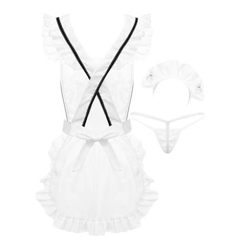 sissy maid apron dress set sissy lux