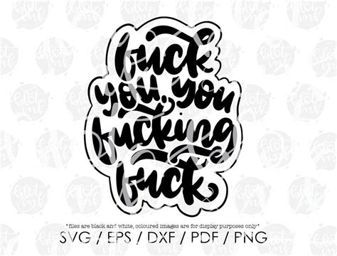 Joder You You Fuck Svg Funny Adults Cuss Word Gag T Over Etsy España