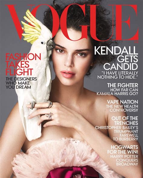 Kendall Jenner Spring 2018 Fashion Shoot Vogue Cover