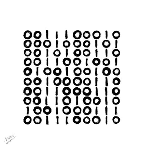Binary Portrait Original Art By Albert Vergés Picassomio