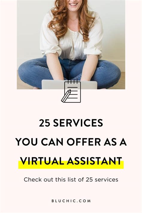 25 Services You Can Offer As A Virtual Assistant Bluchic