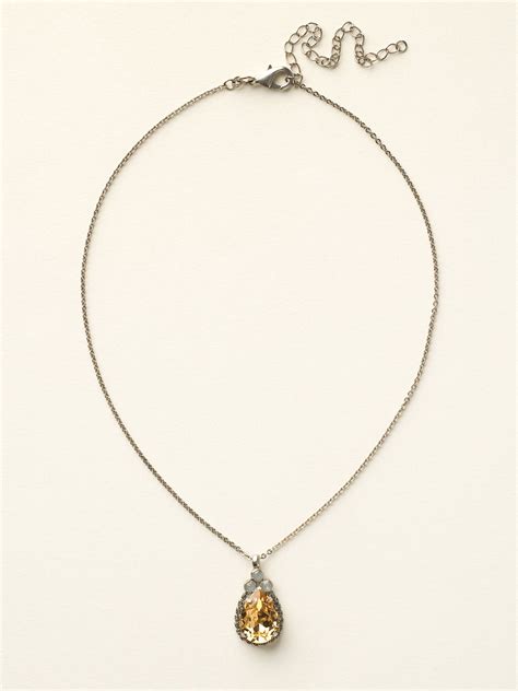 Sweet Sparkle Necklace In Golden Shadow Sorrelli Sorrelli Jewelry