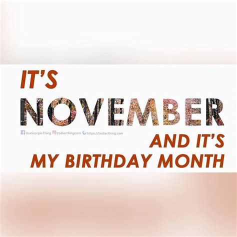 November The 8th November Birthday Quotes November Quotes Its My