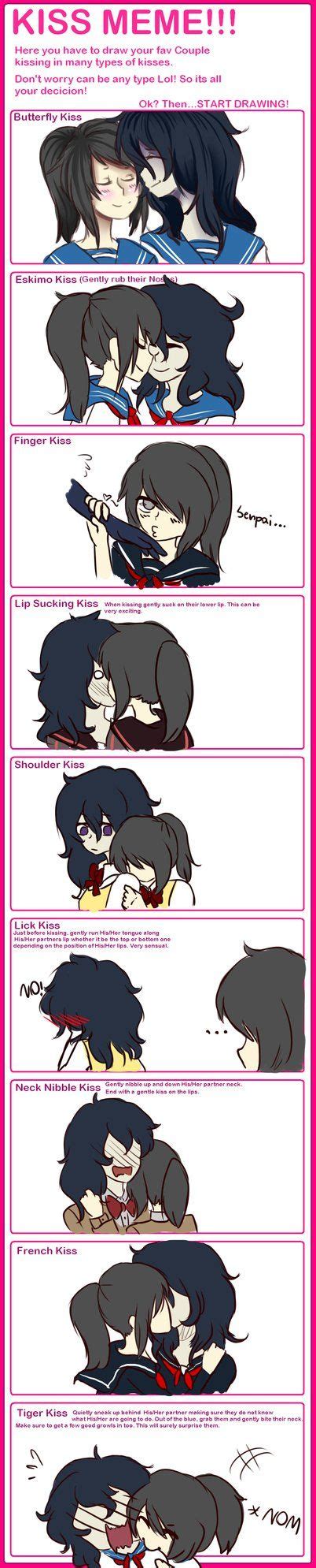 Kiss Meme Oka X Ayano By Sooji Oh Рисунки принцессы Рисунки Принцессы