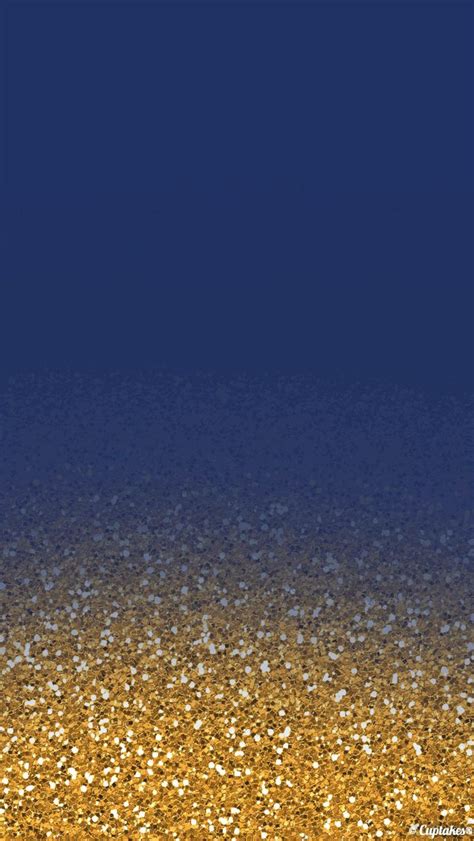 45 Navy Blue And Gold Wallpaper