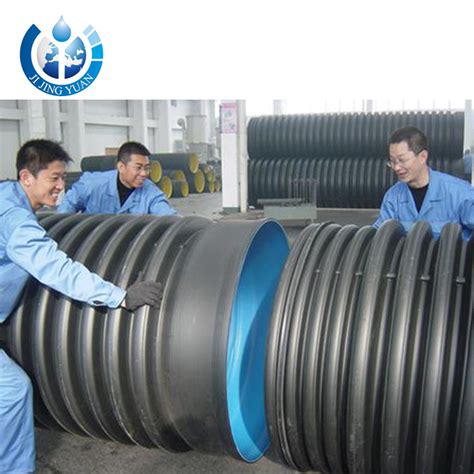 18 Inch Hdpe Double Wall Corrugated Pe Drainage Pipe Hdpe Plastic