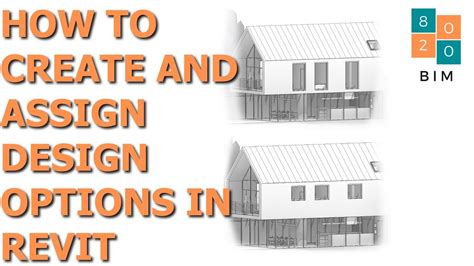 Revit Tutorial How To Use Design Options Youtube