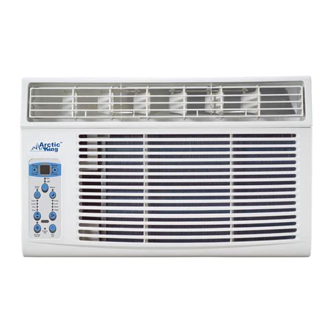 A window air conditioner with heat pump offers the advantage of higher efficiency, using a percentage of the electricity consumed by a window air conditioner with electric heat. Arctic King 8,000 BTU 110-Volt Through-the-Wall Air ...