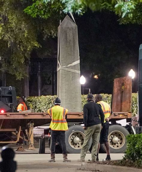 Statues Of Confederate Figures Slave Owners Come Down Amid Protests