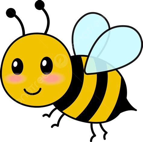 만화 클립 아트 귀여운 노란색 꿀벌 꿀벌 클립 아트 클립 아트 행진 만화 Png 일러스트 및 벡터 에 대한 무료 다운로드