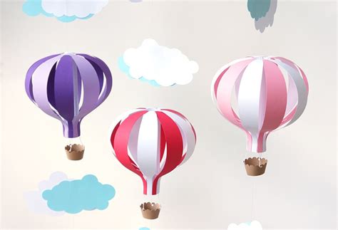 Hot Air Balloon Mobile Diy Kit