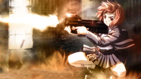 24 Gun Anime Girl Wallpaper 1920x1080 Tachi Wallpaper