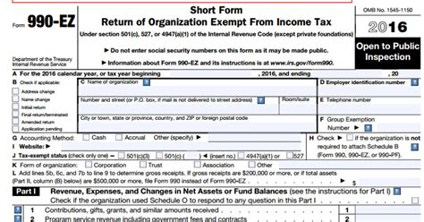 Form 990 Ez For Nonprofits Updated Accounting Today