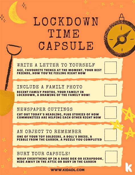 Make A Lockdown Time Capsule Time Capsule Lettering Time Capsule Kids